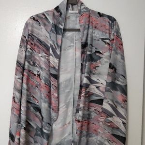 XL Lush "Watercolor" Light Jacket